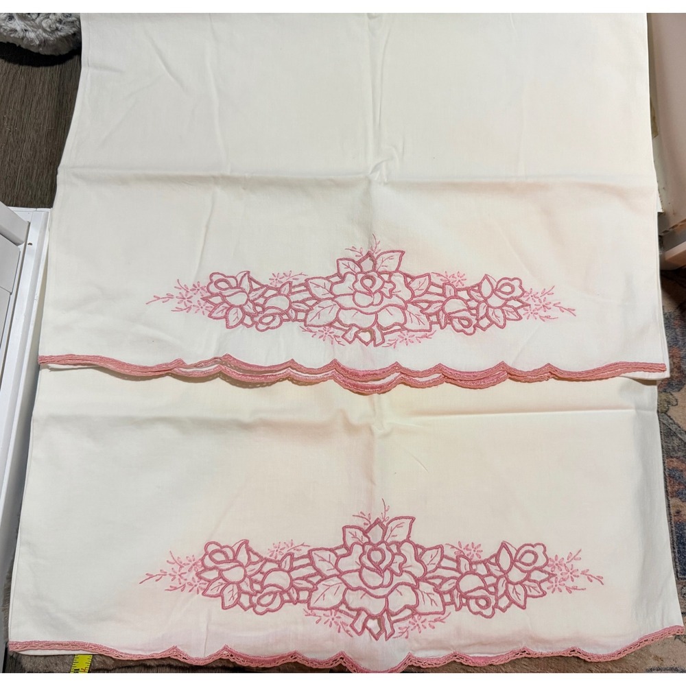 Beautiful Pink Set of Pink Pillow Cases